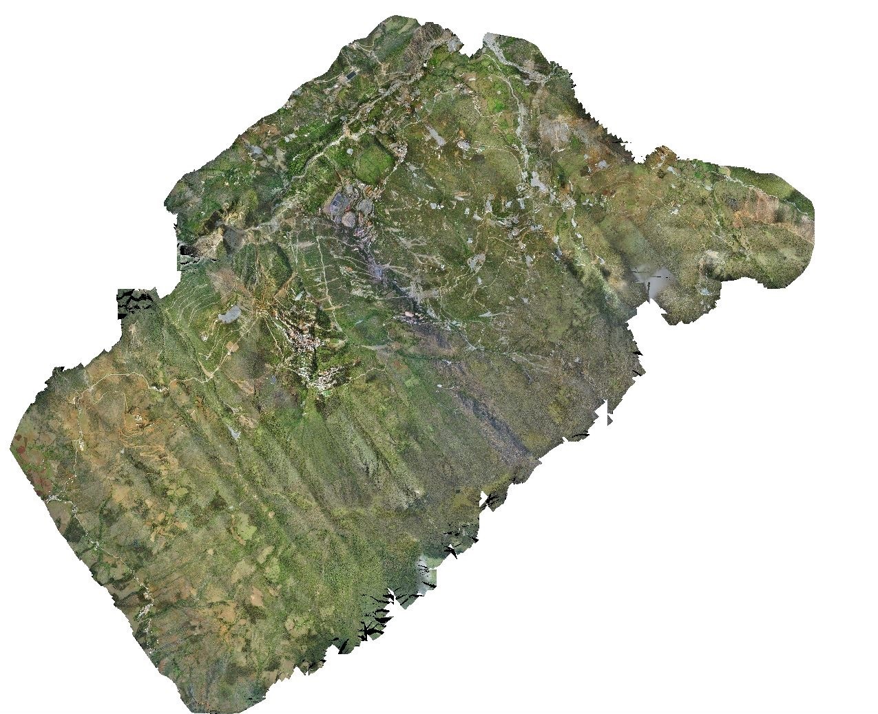 Topografía realizada con dron
