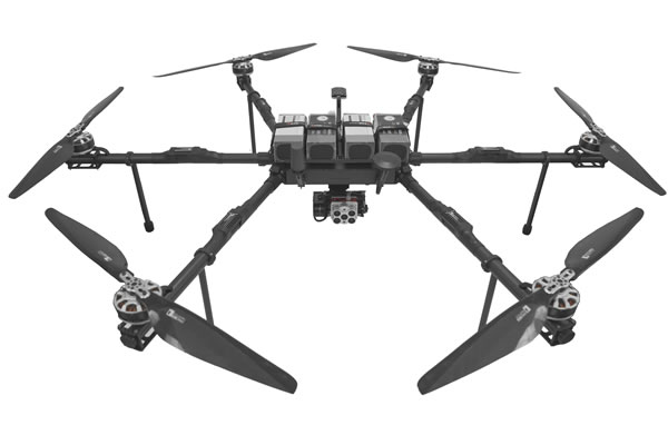 dron OX alas abiertas